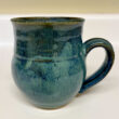 pottery_Mediterranean blue and green mug