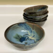 pottery_Stormy blue and fog soup bowls